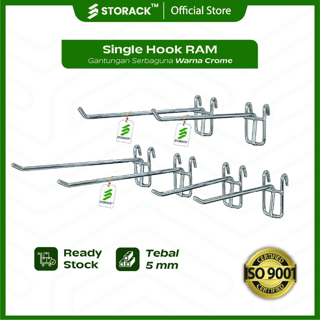 Single Hook Gantungan Ram
